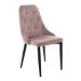 Krzesło LOUIS QUILTER welurowe różowe 44x59x88 cm