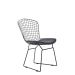 Krzesło INDUSTRIAL metalowy czarny 58x54x80 cm