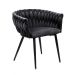 Krzesło PRINSSI NEW czarne 60x57x70 cm