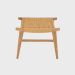 Taboret NOVUM drewniany dębowy naturalny 52x34x42 cm