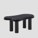 Stolik kawowy ALTO lakierowany czarny 100x60x45 cm
