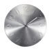 Zegar ELEGANT DOME ścienny srebrny 35x5 cm
