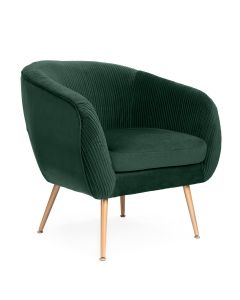 Fotel PAXTON zielony 75x52x81 cm