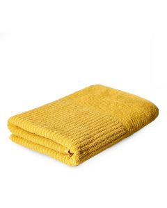 Ręcznik NALTIO w paski musztardowy 70x130 cm
