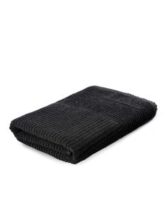  NALTIO Ręcznik w paski czarny 70x130 cm 