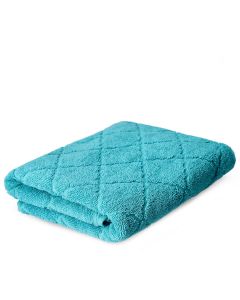 SAMINE Ręcznik z marokańską koniczyną turkusowy 