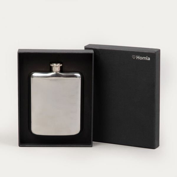 Piersiówka ALCOLE FLASK srebrna 0,2