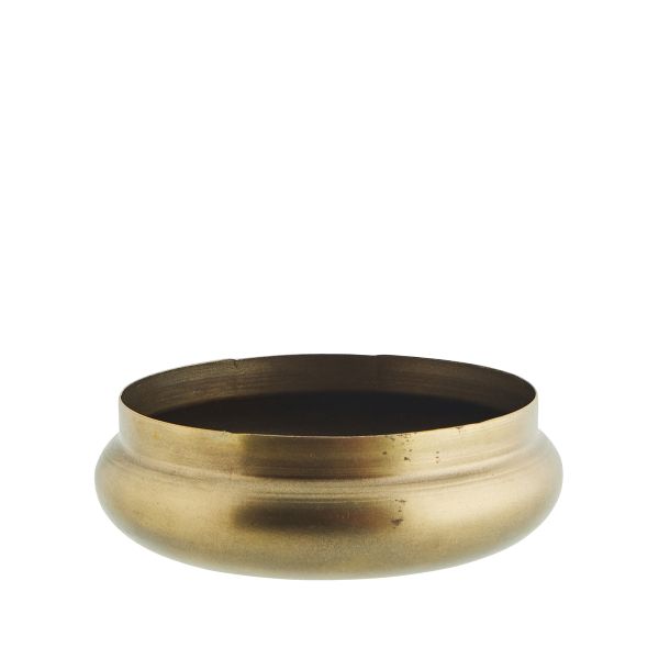 Miska GOLD metalowa 10x3,5 cm