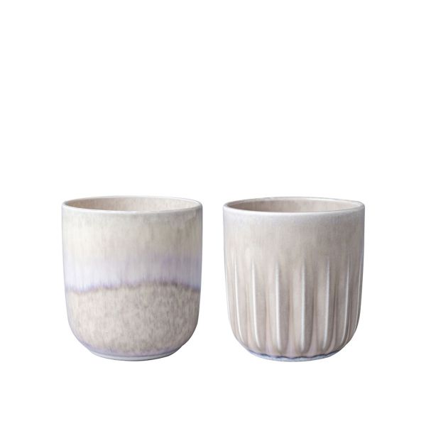 Kubek PERLEMOR SAND porcelanowy 2 szt. 350 ml
