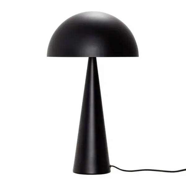 Lampka nocna MUSH czarna 30x50 cm
