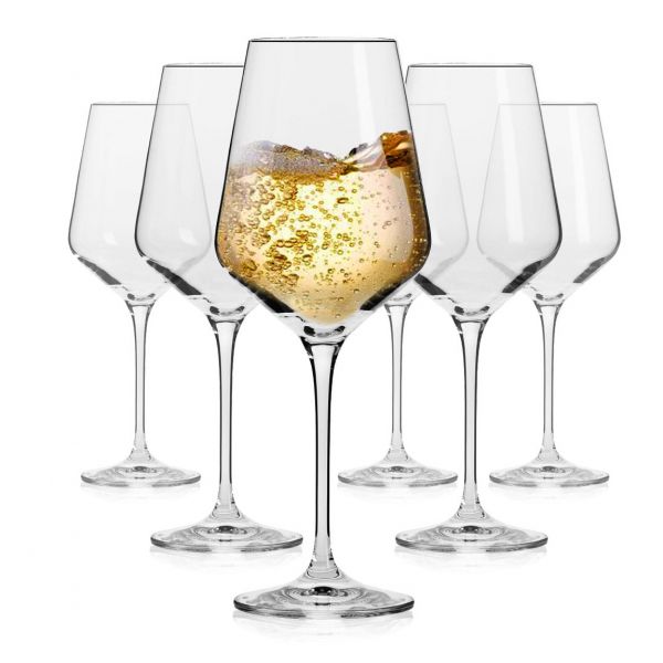 Zestaw kieliszków AVANT-GARDE do białego wina Szkło Premium Crystalline 6 szt.