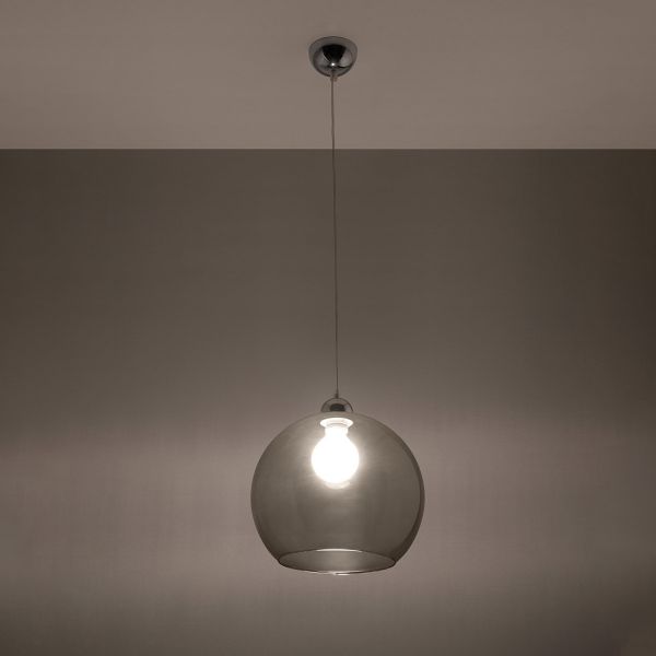 Lampa Ball wisząca szary 30x120 cm
