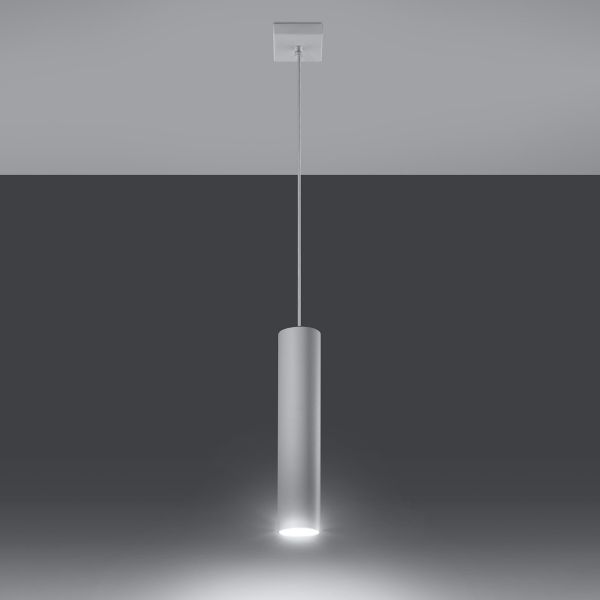 Lampa Lagos wisząca biały 8x100 cm