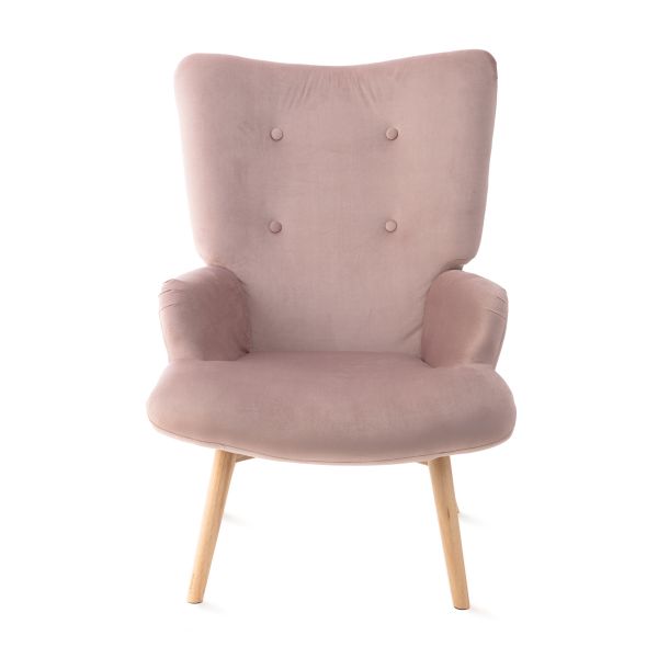 Fotel MOSS różowy 70x95cm