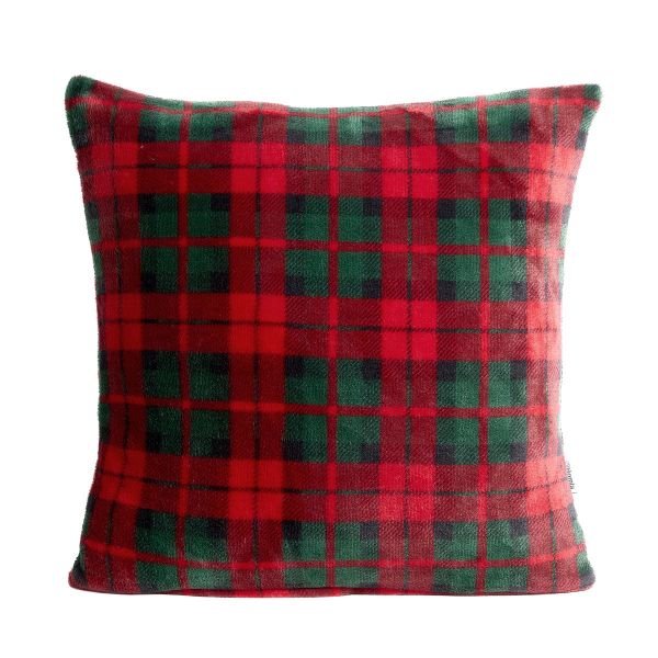 Poszewka TARTAN w kratę 45x45 cm