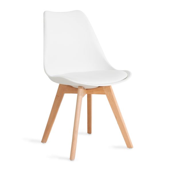 Krzesło FISCO białe 48x56x82 cm