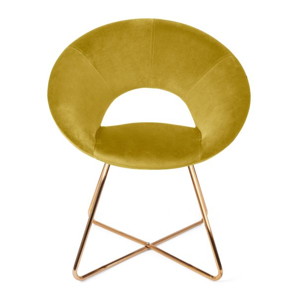Krzesło JARED oliwkowe 73x47x84 cm