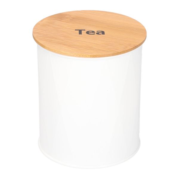  NORRIS Pojemnik na herbatę biały 12x14 cm 