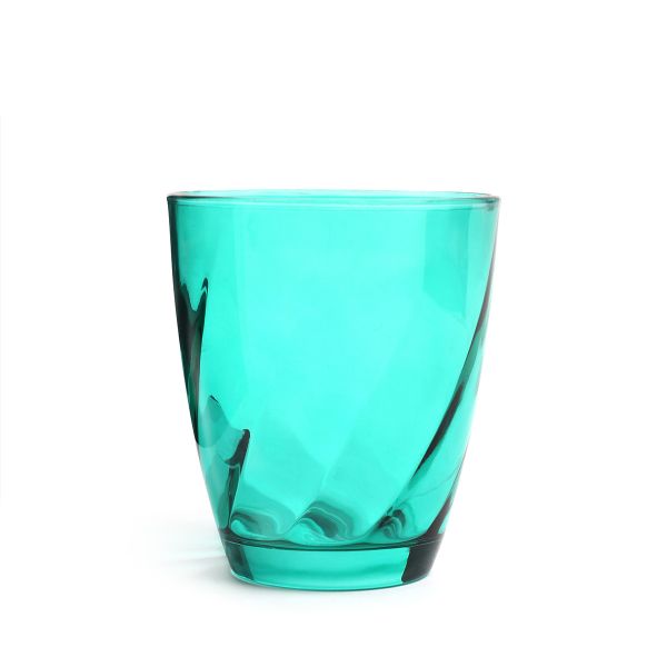 Szklanka LAIA zielona gładka S, 4 szt. 0,4 l