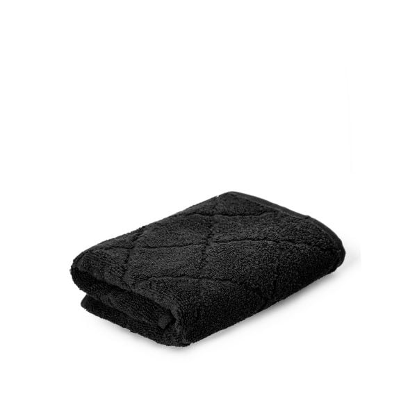 Ręcznik SAMINE z marokańską koniczyną czarny 50x90cm
