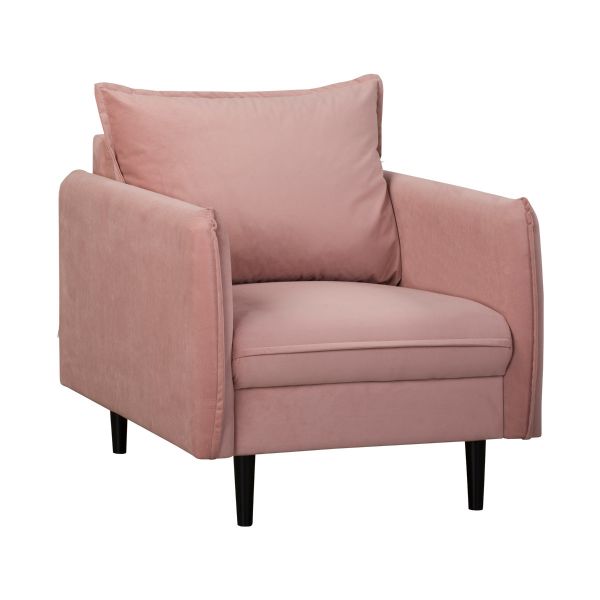 Fotel RUGG różowy 99x86x91cm