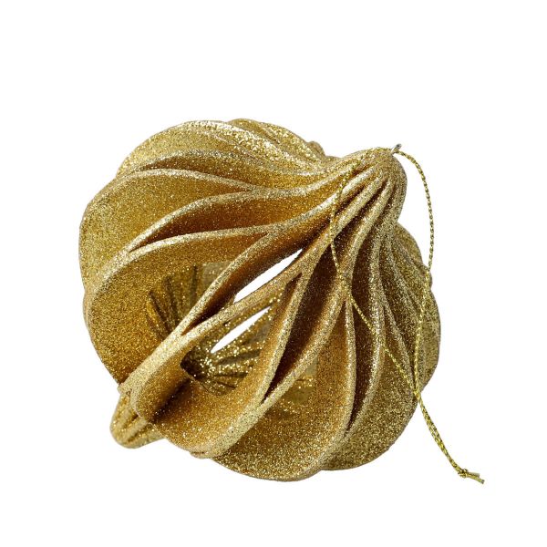  VIRTA Bombka złota ażurowa eplisa 10 cm 