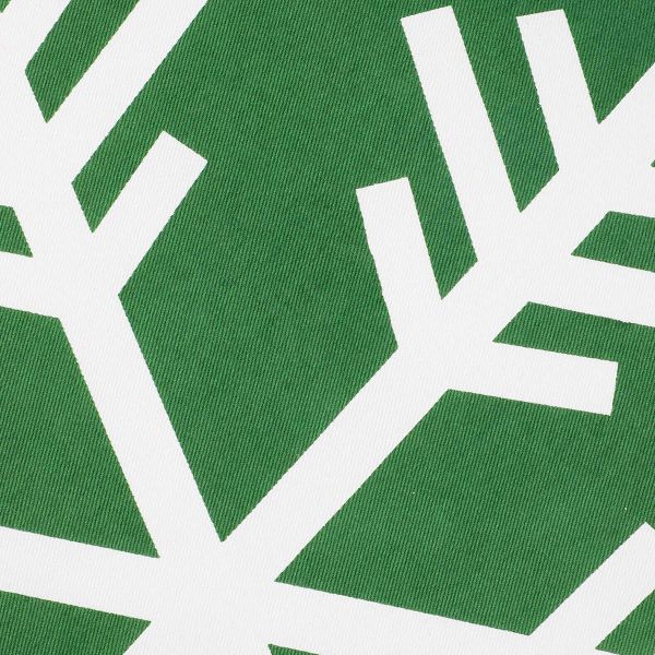 Poszewka SNEBOLD ze śnieżynką zielona 45x45 cm
