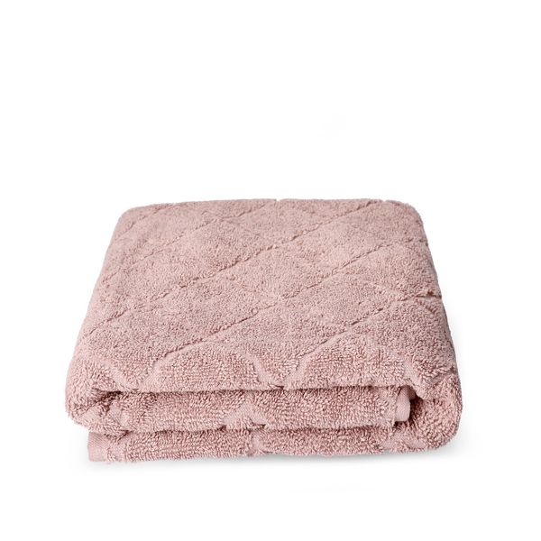  SAMINE Ręcznik z marokańską koniczyną różowy 