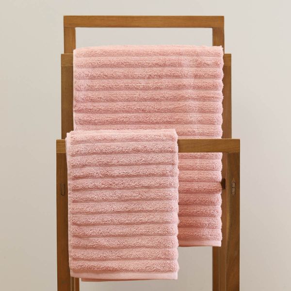 Ręcznik ASTRI w paski różowy 50x90 cm