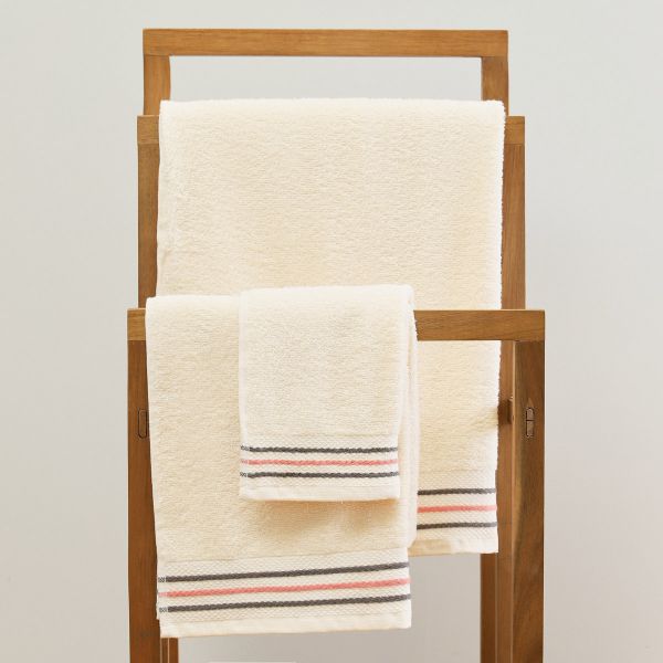 Ręcznik OCTOPUS z lamówką ecru 30x50 cm