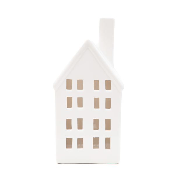 Domek z ledem COZY HOME ceramiczny 10x8x21 cm