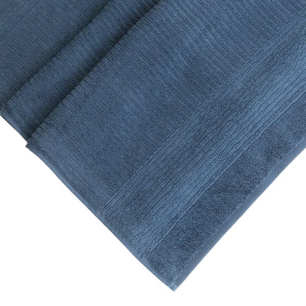 Ręcznik NALTIO w paski niebieski 70x130 cm