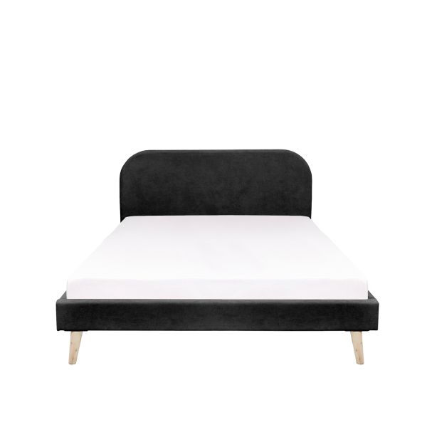 Łóżko VENLO czarne 140x200 cm