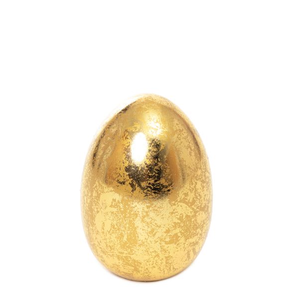 Figurka DESO jajko złote duże 18 cm
