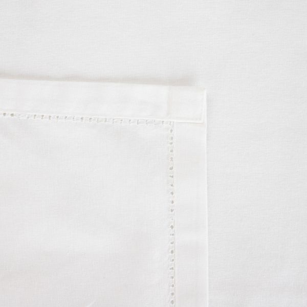 OBRUS FARRE biały z dekoracyjną lamówką 130x180cm