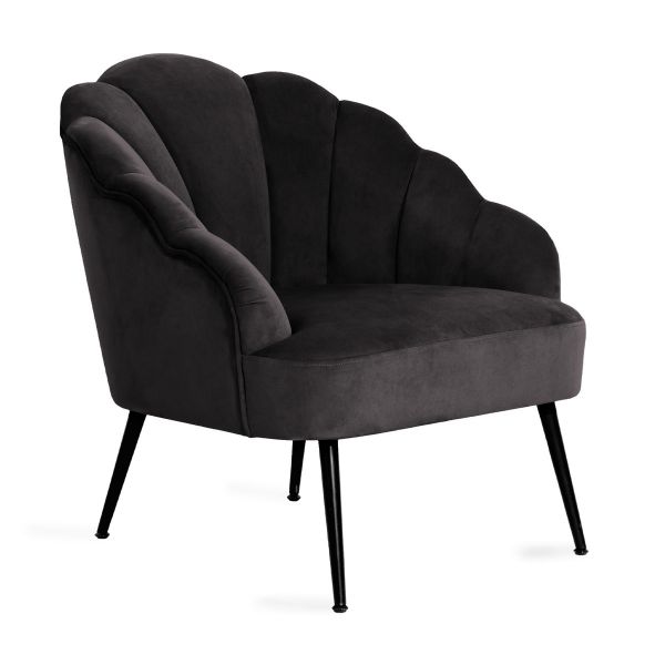 Fotel ARIEL czarny 65x71x76 cm
