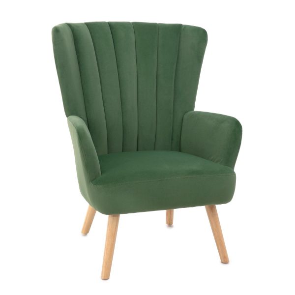 Fotel MILLS zielony 42x75x74 cm