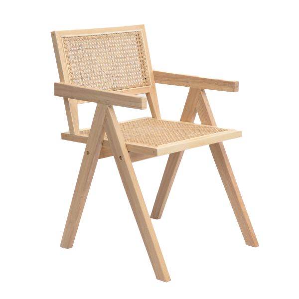 Krzesło ROTIN ratanowe 52x51x80 cm