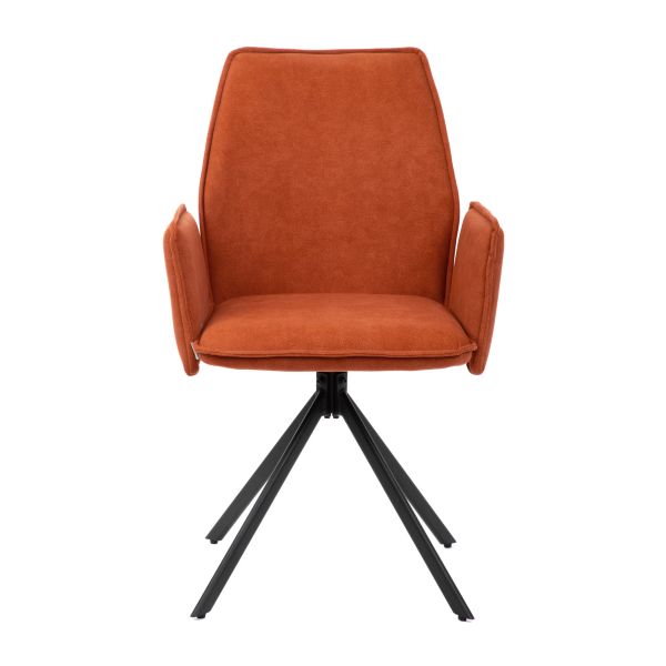 Krzesło LUGRO obrotowe ceglaste 56x60x82 cm