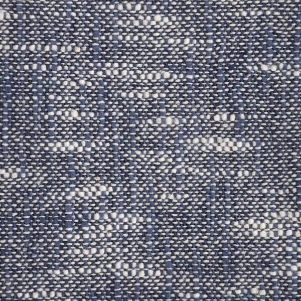 Pled NORI bawełniany z niebieskim wzorem 130x170 cm