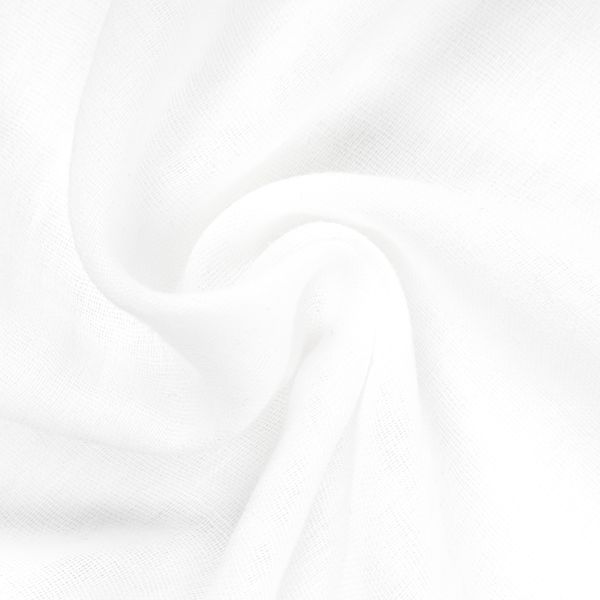 Obrus ELIN muślinowy z koronkową lamówką biały 130x180 cm