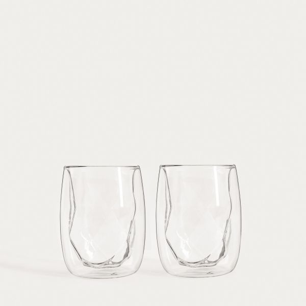 Zestaw szklanek CEMBRA MODERN z podwójną ścianką bez ucha, 2 szt. 0,28 l