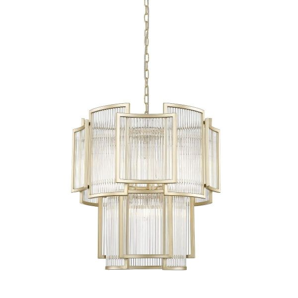 Lampa sufitowa SERGIO 8-punktowa 56x56x185 cm