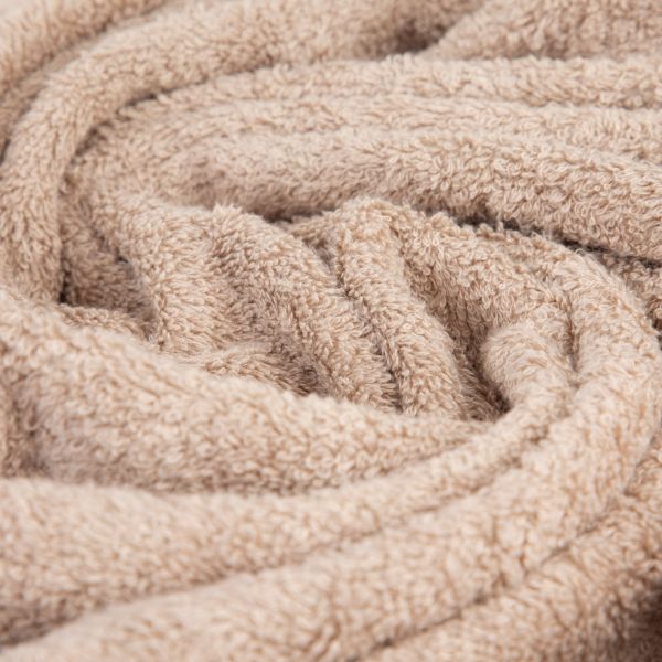 Ręcznik FARIN bawełniany beżowy z bordiurą 70x130 cm