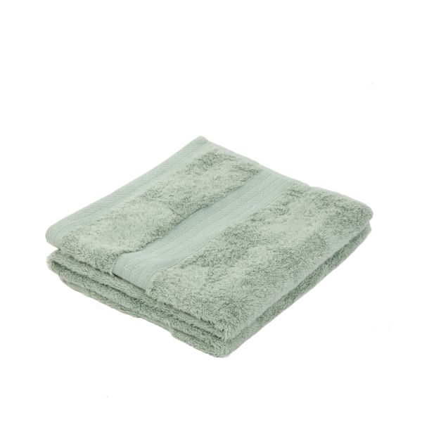 Ręcznik FARIN bawełniany pistacjowy z bordiurą 50x90 cm