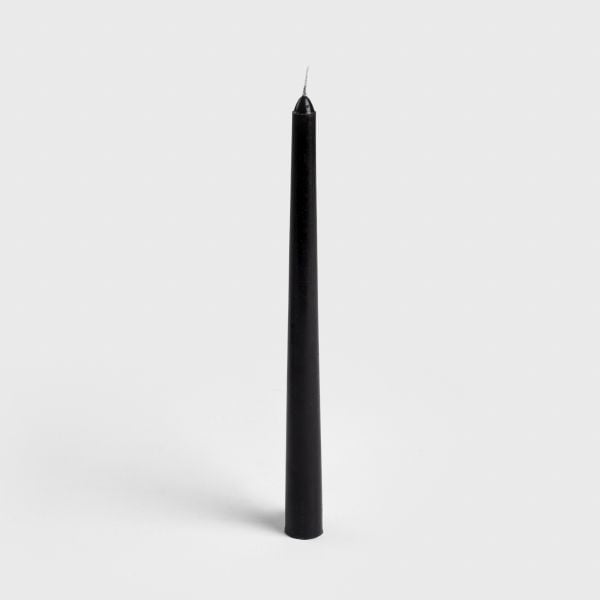 Świece stołowe TABLE CANDLES gładkie czarne 4x52g