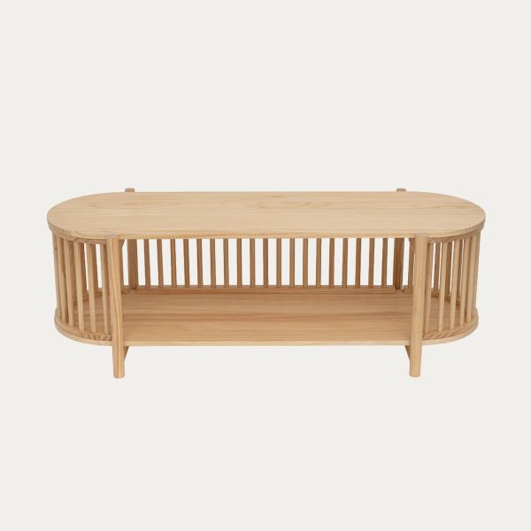 Szafka RTV VOX drewniana naturalna 120x44,5x40 cm