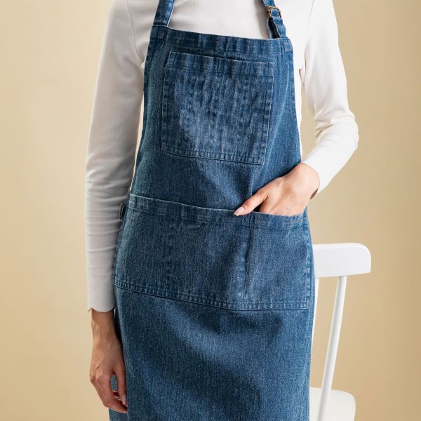 Fartuch kuchenny NASH jeansowy 60x80 cm