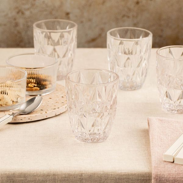 Zestaw szklanek LUNO transparentnych 4 szt. 280ml