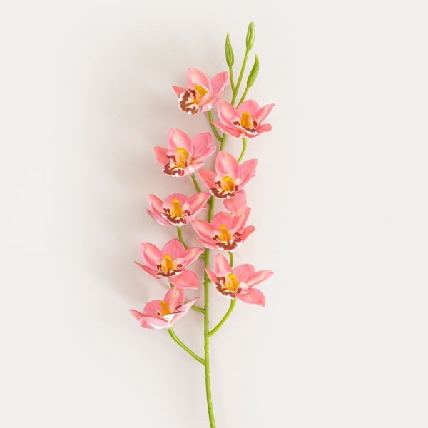 Gałązka sztuczna ORKID orchidea różowa 109 cm